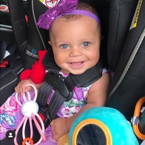 Beautiful purple floral long romper